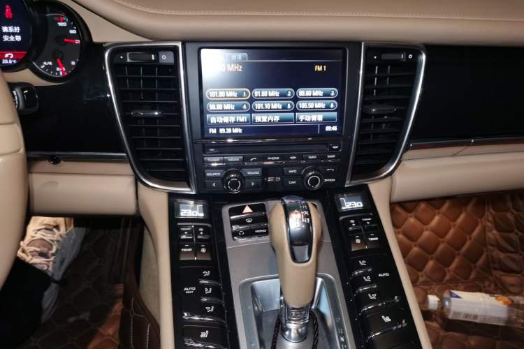 Used Porsche Panamera 2010 Panamera 4 3.6L Audio And AC Panel