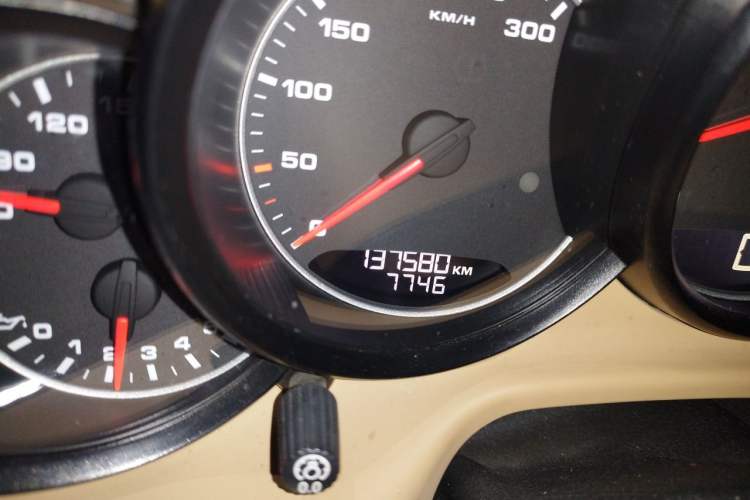 Used Porsche Panamera 2010 Panamera 4 3.6L Odometer Close Up