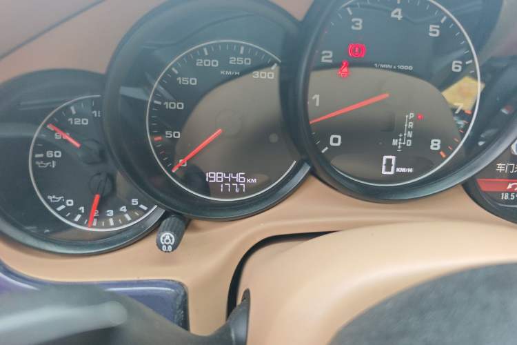 Used Porsche Panamera 2010 Panamera 4 3.6L Odometer Close Up