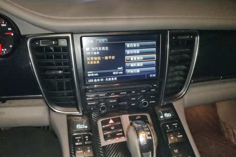 Used Porsche Panamera 2010 Panamera 3.6L Audio And AC Panel