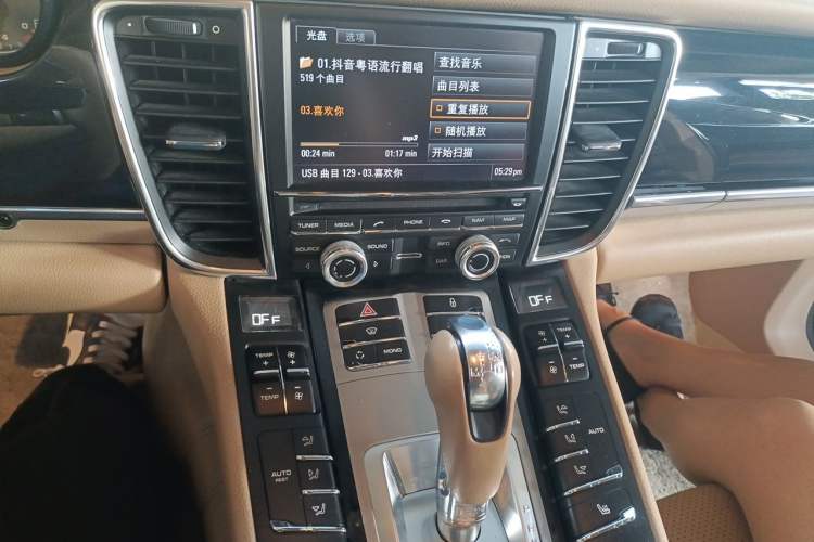 Used Porsche Panamera 2010 Panamera 3.6L Audio And AC Panel