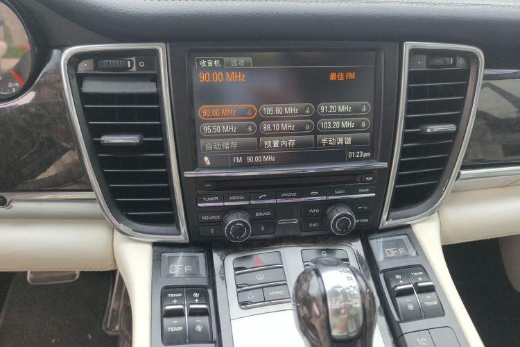 Used Porsche Panamera 2010 Panamera 4 3.6L Audio And AC Panel
