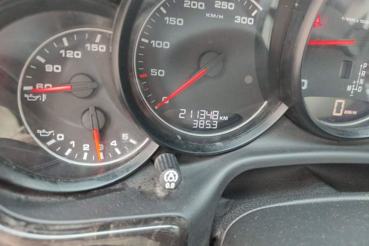 Used Porsche Panamera 2010 Panamera 4 3.6L Odometer Close Up