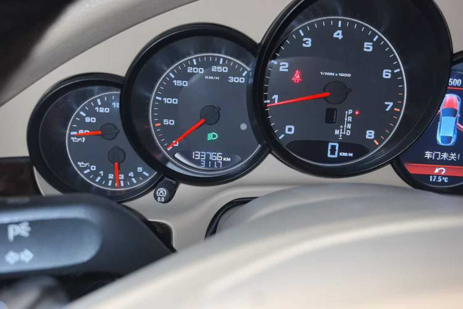 Used Porsche Panamera 2010 Panamera 3.6L Odometer Close Up