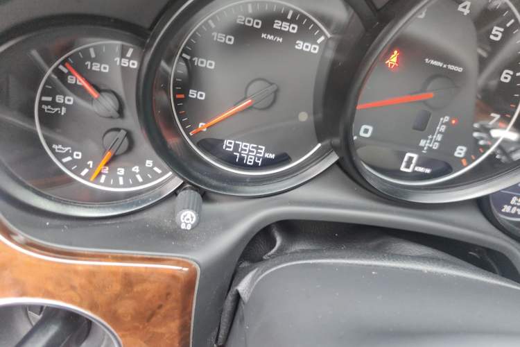 Used Porsche Panamera 2010 Panamera 4 3.6L Odometer Close Up
