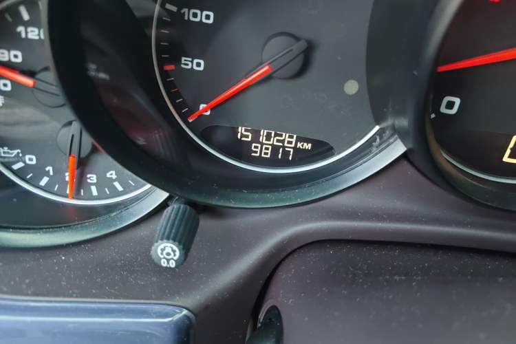 Used Porsche Panamera 2010 Panamera 3.6L Odometer Close Up
