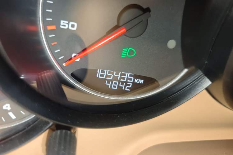 Used Porsche Panamera 2010 Panamera 4 3.6L Odometer Close Up