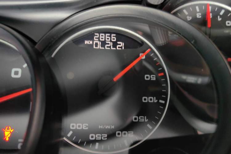 Used Porsche Panamera 2010 Panamera 3.6L Odometer Close Up