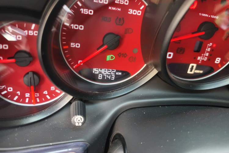 Used Porsche Panamera 2010 Panamera 3.6L Odometer Close Up