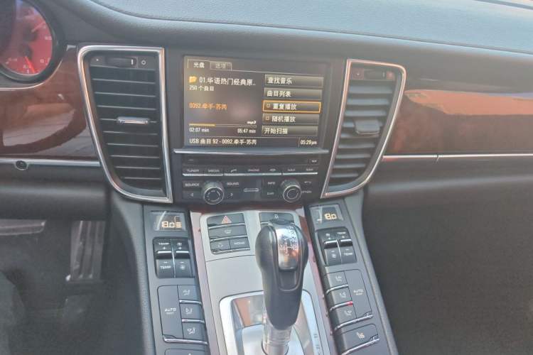 Used Porsche Panamera 2010 Panamera S 4.8L Audio And AC Panel