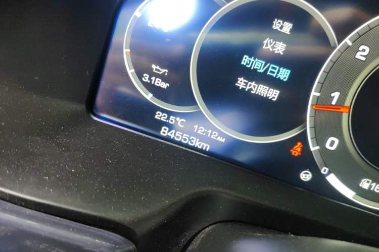 Used Porsche Panamera 2010 Panamera 3.6L Odometer Close Up