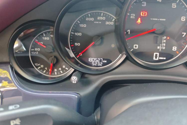 Used Porsche Panamera 2010 Panamera 3.6L Odometer Close Up