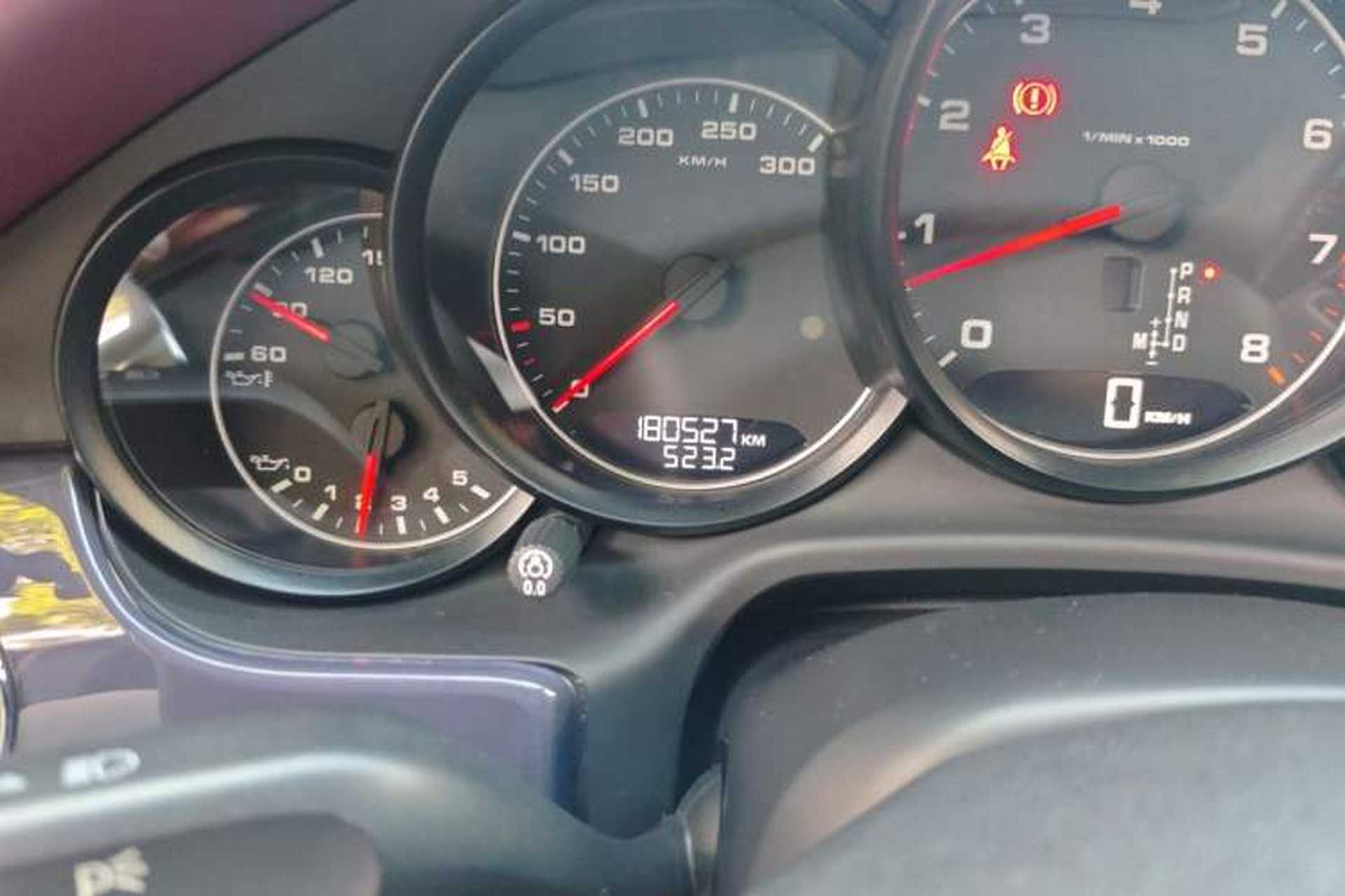 Used Porsche Panamera 2010 Panamera 3.6L Odometer Close Up