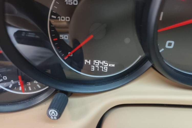 Used Porsche Panamera 2010 Panamera 3.6L Odometer Close Up