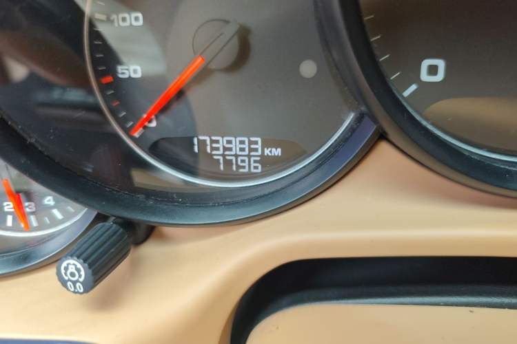 Used Porsche Panamera 2010 Panamera 3.6L Odometer Close Up