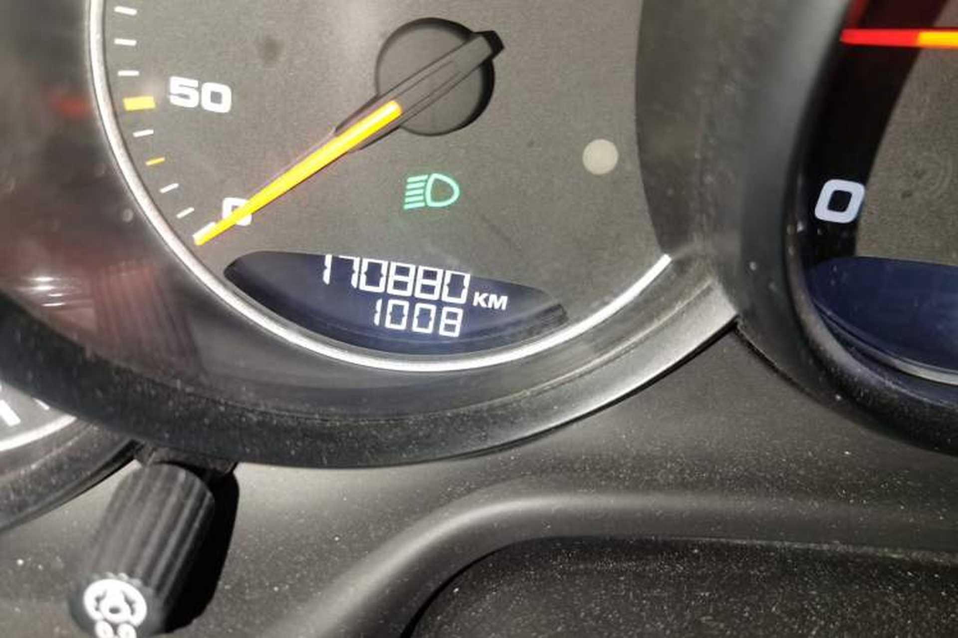 Used Porsche Panamera 2010 Panamera 3.6L Odometer Close Up