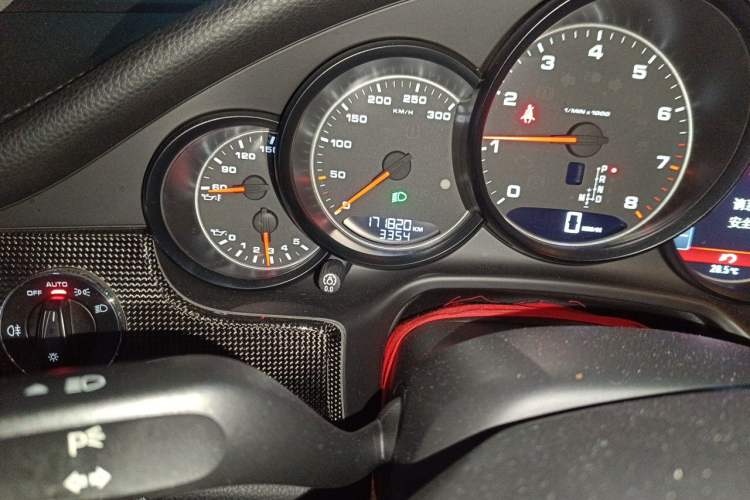 Used Porsche Panamera 2010 Panamera 3.6L Odometer Close Up