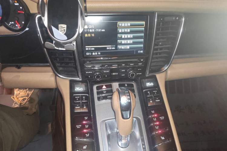Used Porsche Panamera 2010 Panamera 4 3.6L Audio And AC Panel