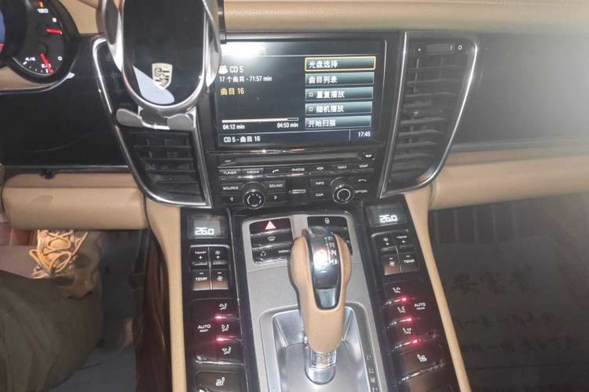 Used Porsche Panamera 2010 Panamera 4 3.6L Audio And AC Panel