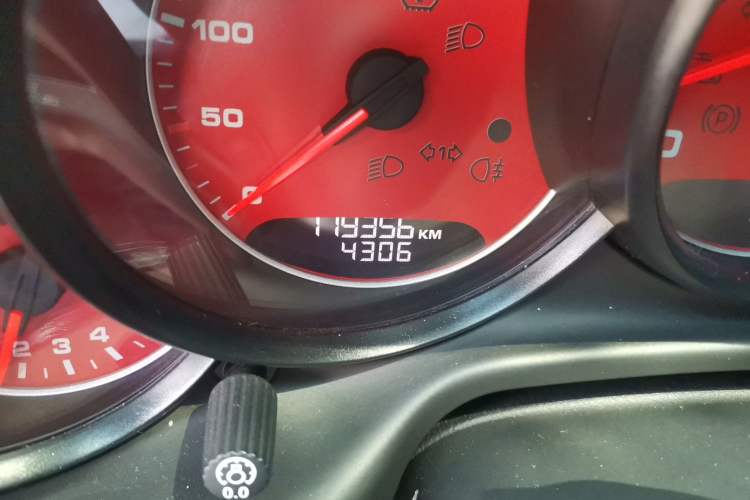 Used Porsche Panamera 2010 Panamera 4 3.6L Odometer Close Up