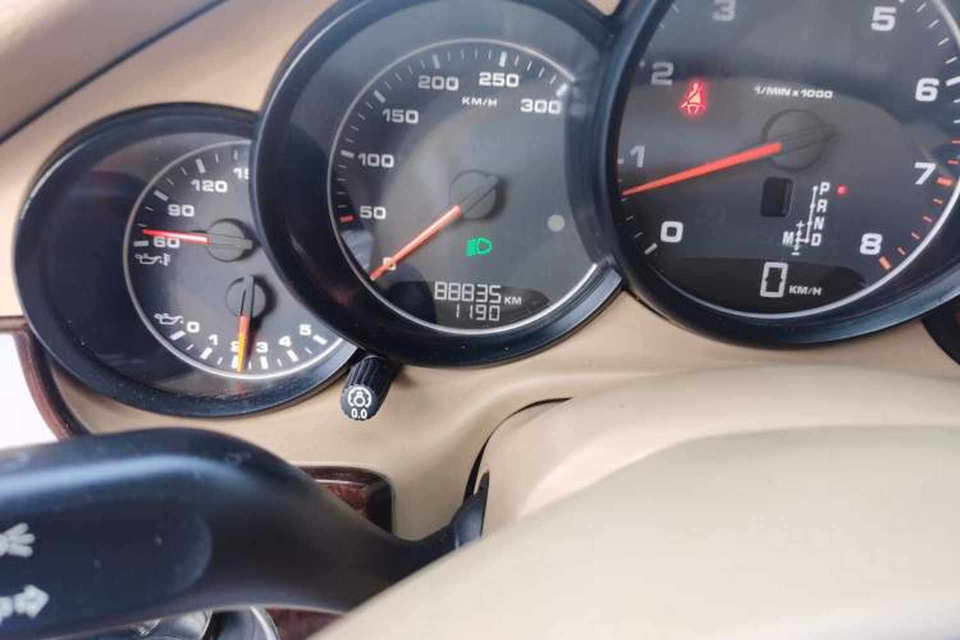 Used Porsche Panamera 2010 Panamera 3.6L Odometer Close Up