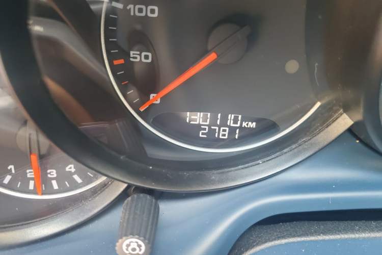 Used Porsche Panamera 2010 Panamera 4 3.6L Odometer Close Up
