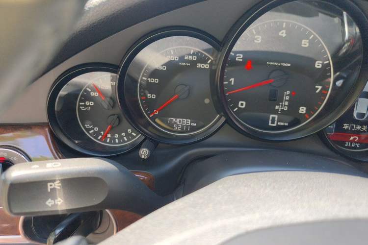 Used Porsche Panamera 2010 Panamera 3.6L Odometer Close Up