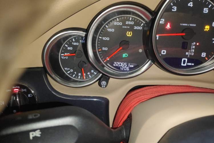 Used Porsche Panamera 2010 Panamera 3.6L Odometer Close Up