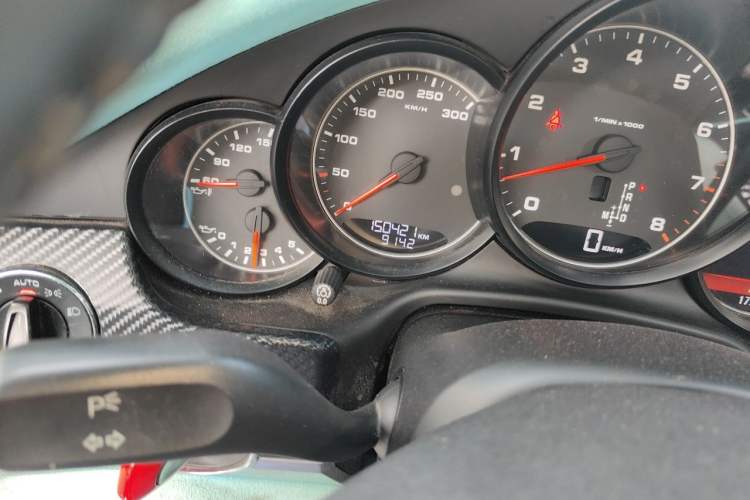 Used Porsche Panamera 2010 Panamera 3.6L Odometer Close Up