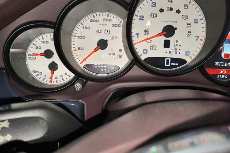 Used Porsche Panamera 2010 Panamera 3.6L Odometer Close Up