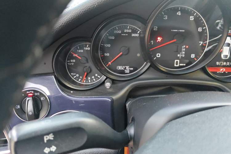 Used Porsche Panamera 2010 Panamera 3.6L Odometer Close Up