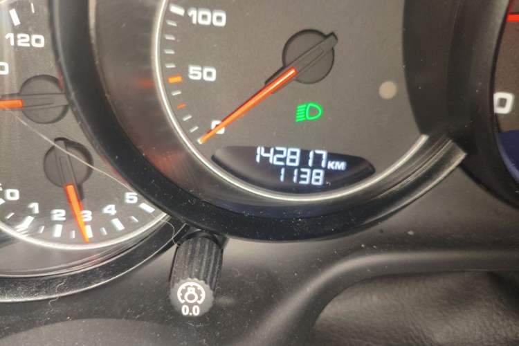 Used Porsche Panamera 2010 Panamera 3.6L Odometer Close Up