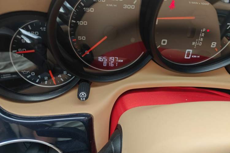 Used Porsche Panamera 2010 Panamera 4 3.6L Odometer Close Up