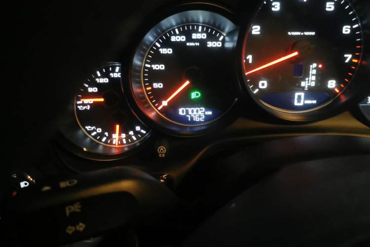 Used Porsche Panamera 2010 Panamera 3.6L Odometer Close Up