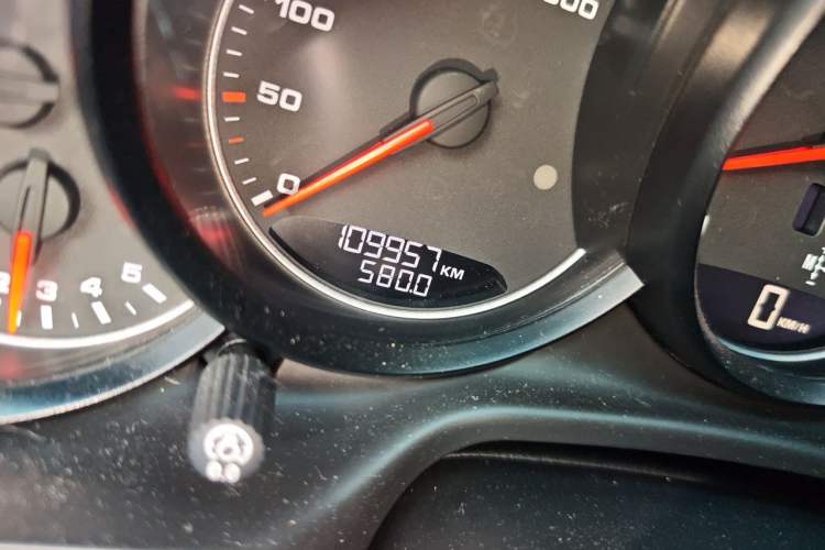 Used Porsche Panamera 2010 Panamera 3.6L Odometer Close Up