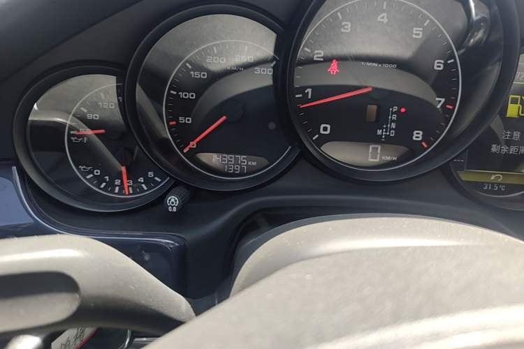 Used Porsche Panamera 2010 Panamera 4 3.6L Odometer Close Up