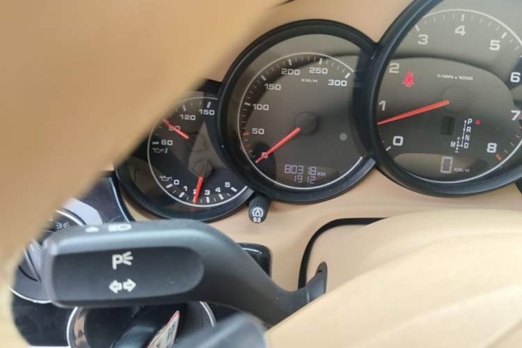 Used Porsche Panamera 2010 Panamera 3.6L Odometer Close Up