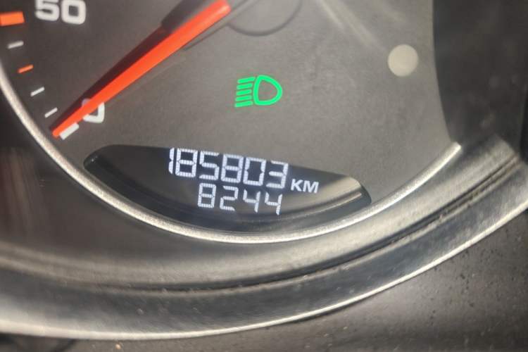 Used Porsche Panamera 2010 Panamera 4 3.6L Odometer Close Up