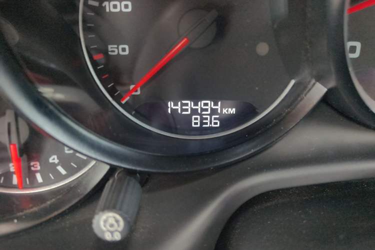 Used Porsche Panamera 2010 Panamera 3.6L Odometer Close Up