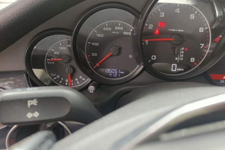 Used Porsche Panamera 2010 Panamera 3.6L Odometer Close Up