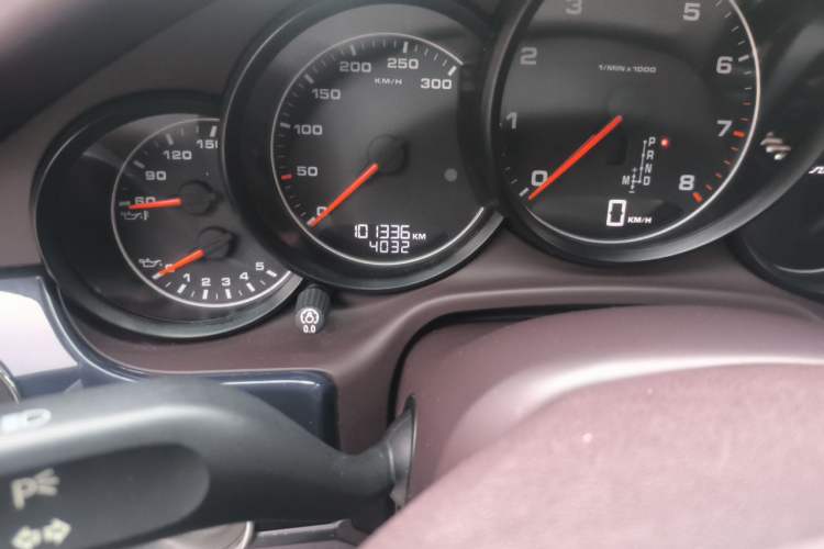 Used Porsche Panamera 2010 Panamera 3.6L Odometer Close Up