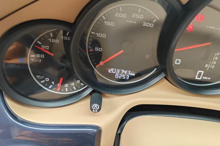 Used Porsche Panamera 2010 Panamera 3.6L Odometer Close Up