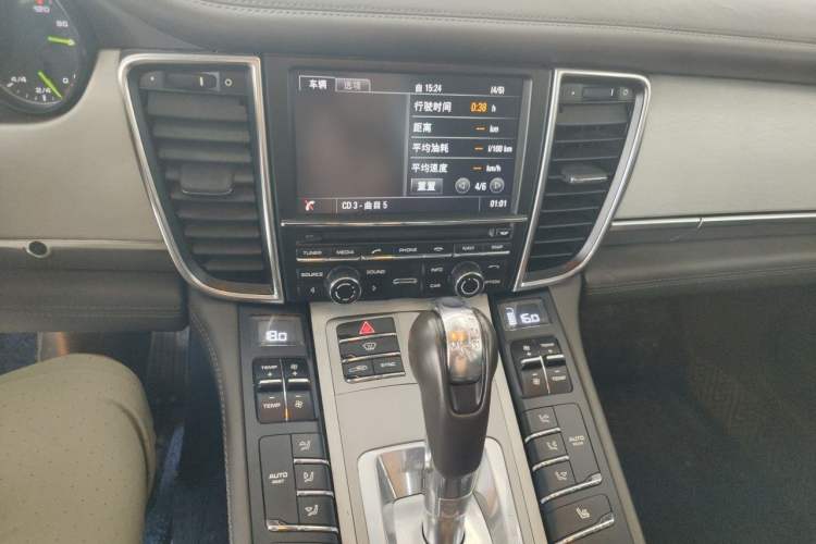 Used Porsche Panamera 2012 Panamera S Hybrid 3.0T Audio And AC Panel