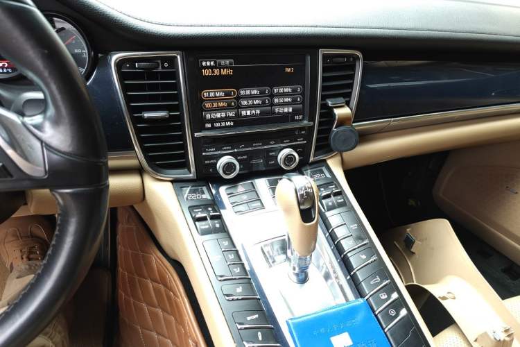 Used Porsche Panamera 2013 Panamera Platinum Edition 3.6L Audio And AC Panel