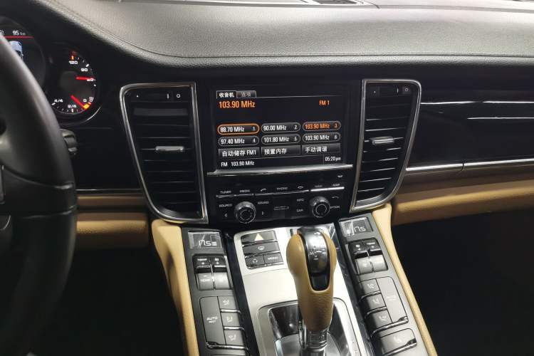 Used Porsche Panamera 2013 Panamera Platinum Edition 3.6L Audio And AC Panel
