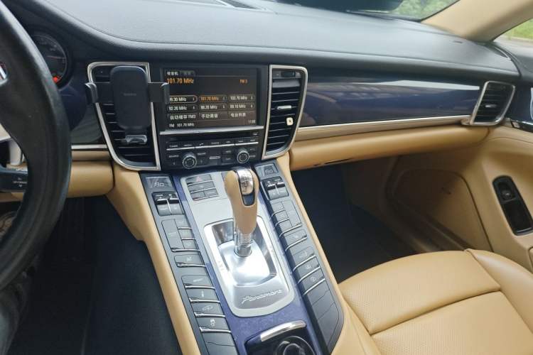 Used Porsche Panamera 2013 Panamera 4 Platinum Edition 3.6L Audio And AC Panel