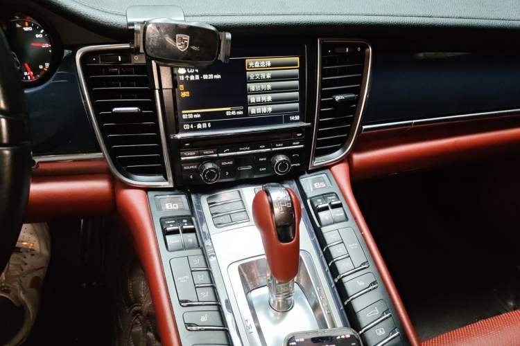 Used Porsche Panamera 2013 Panamera Platinum Edition 3.6L Audio And AC Panel
