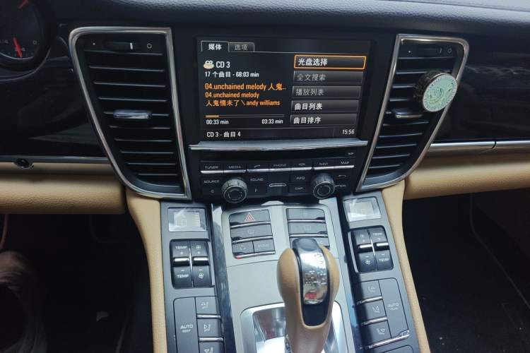 Used Porsche Panamera 2013 Panamera Platinum Edition 3.6L Audio And AC Panel