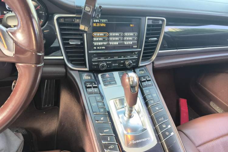 Used Porsche Panamera 2013 Panamera Platinum Edition 3.6L Audio And AC Panel