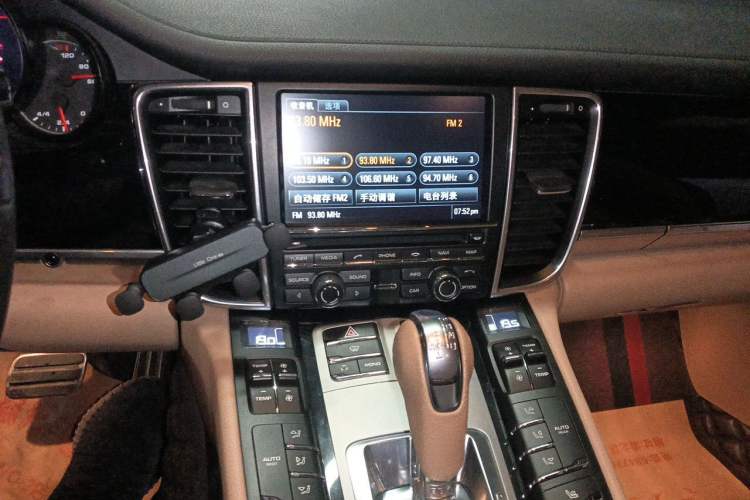 Used Porsche Panamera 2013 Panamera 4 Platinum Edition 3.6L Audio And AC Panel